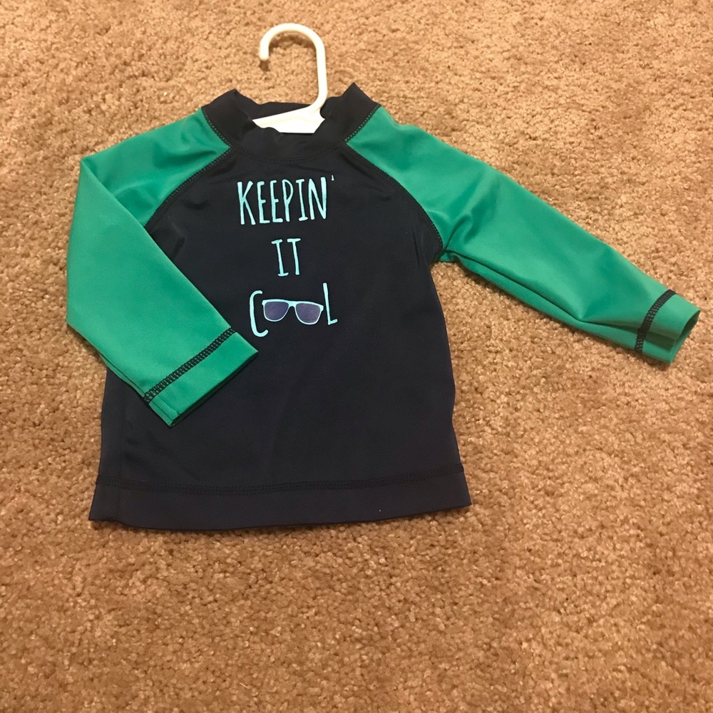 Gymboree swim shirt 6-12m
